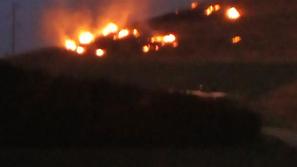 Požar v Lendavskih Goricah