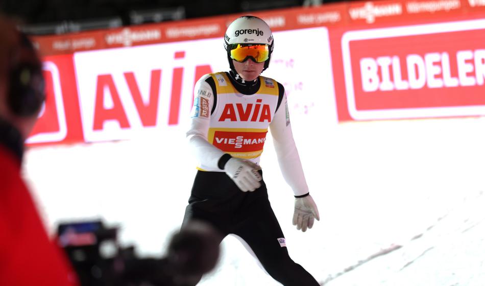 Nemirni Prevc ni mogel razviti pravega poleta