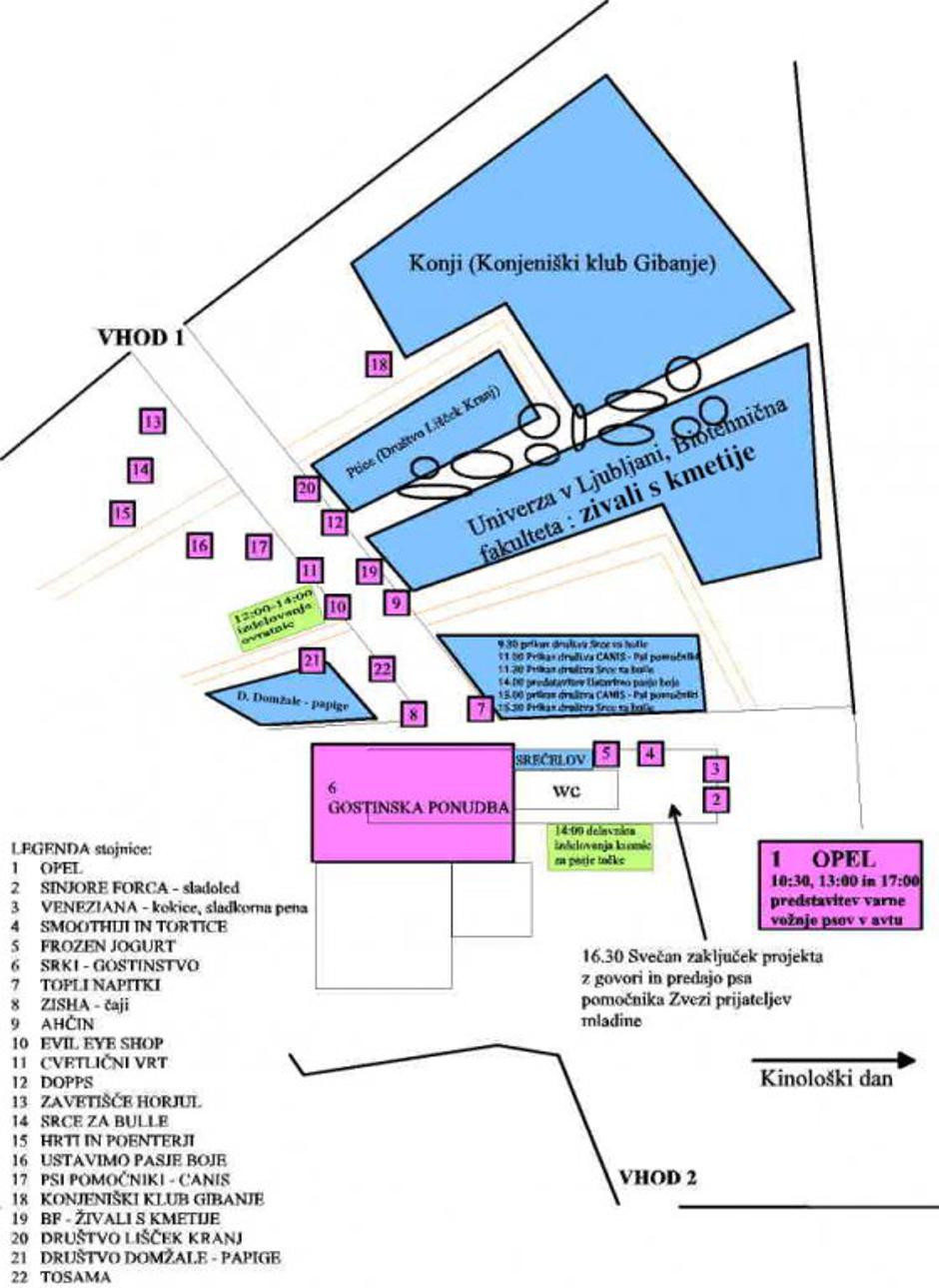 Skica - osrednji del | Avtor: SLŽ