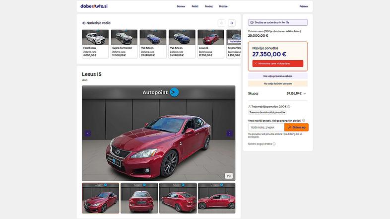 DoberAvto spletna dražba rabljenih vozil
