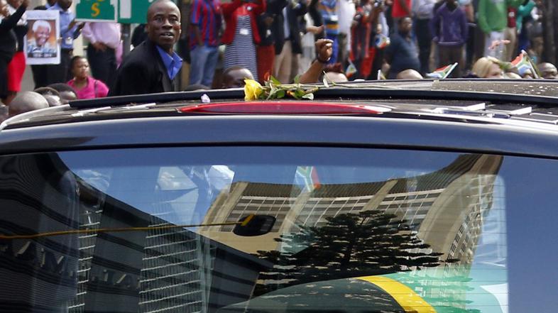 Nelson Mandela sprevod krsta Pretoria ulice