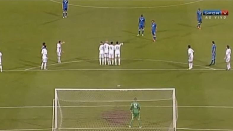 Pirlo Italija San Marino prijateljska tekma Bologna prosti strel gol zadetek 