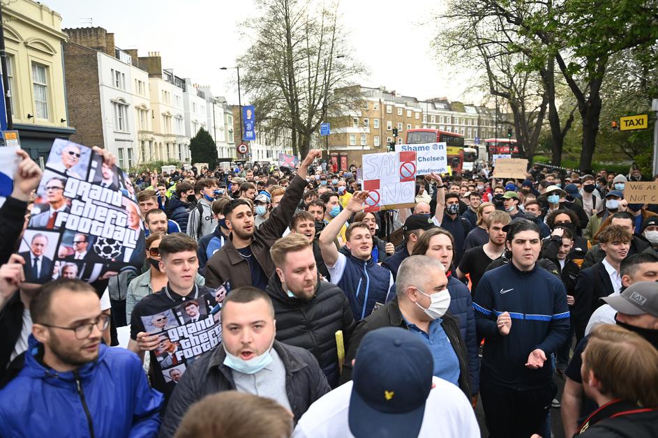 Chelsea FC protesti London