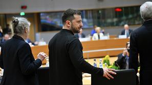 Volodimir Zelenski izredni vrh v Bruslju