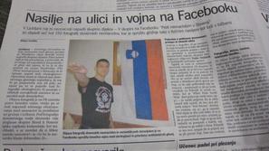 Dnevnik je objavil članek o sporu "vojni na Facebooku". (Foto: Žurnal24)