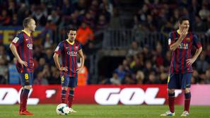 Messi Xavi Iniesta Barcelona Athletic Bilbao BBVA