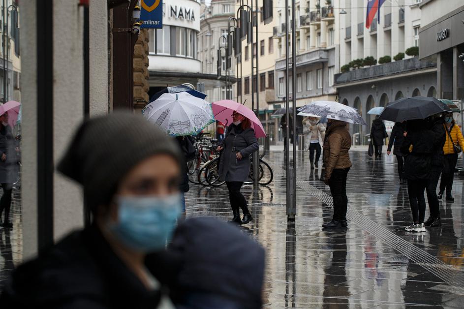 ulice mesto Ljubljana covid