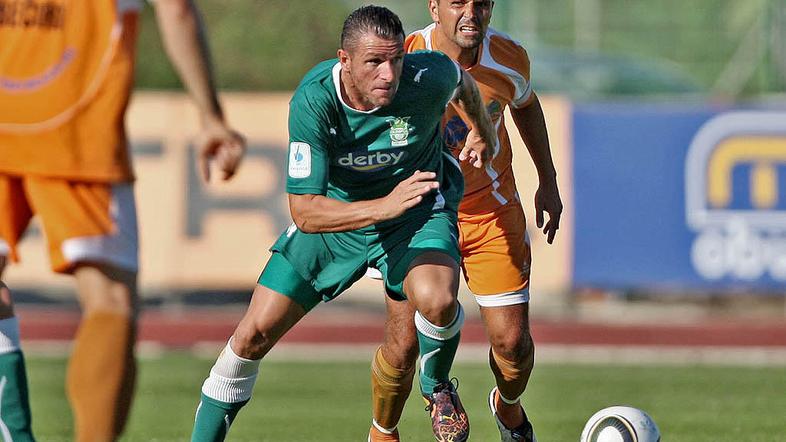 Bo Cime "sveti" Olimpijin dres res zamenjal za vijoličnega? (Foto: Boštjan Tacol