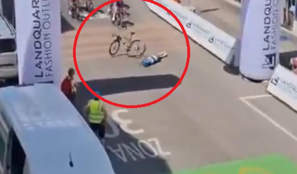 Grozljiv padec Urške Žigart, na tleh je obležala nezavestna