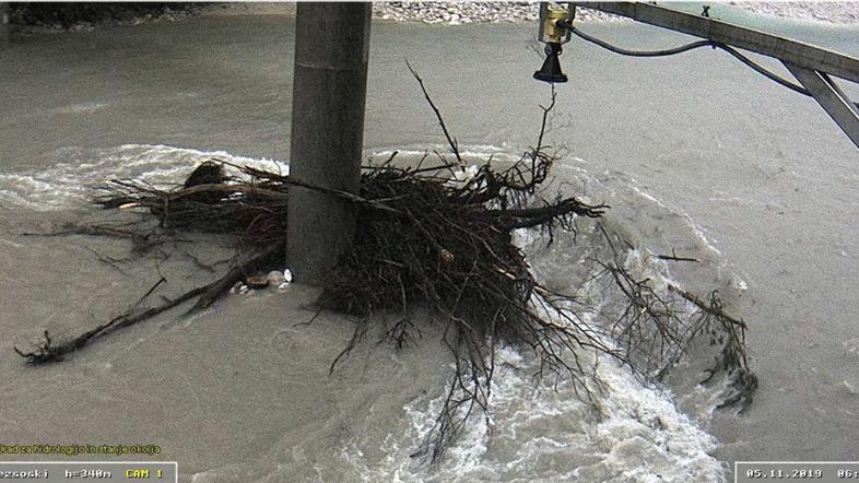 Narasle vode na Bovškem