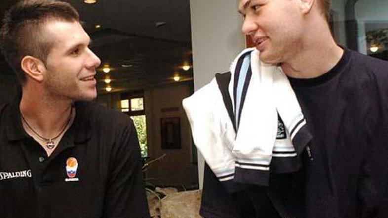 Uroša Slokarja (desno) bodoči nasprotniki na EP prihodnje leto na Poljske še ne 