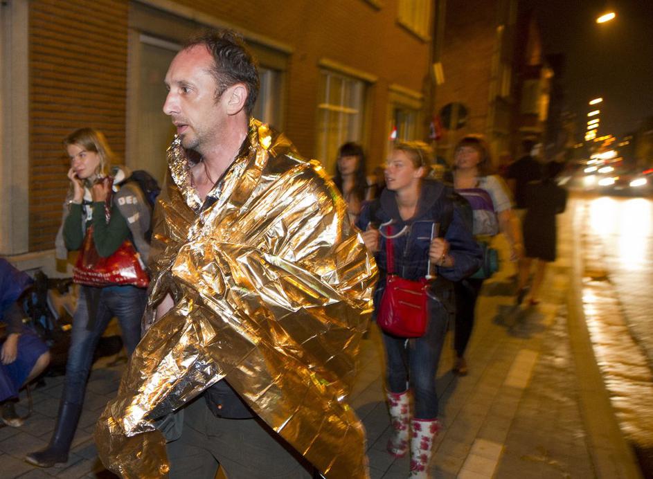 Na festivalu v Belgiji se je zrušil oder.