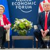 Ursula von der Leyen in Donald Trump