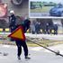 Skopje, policija, protestniki