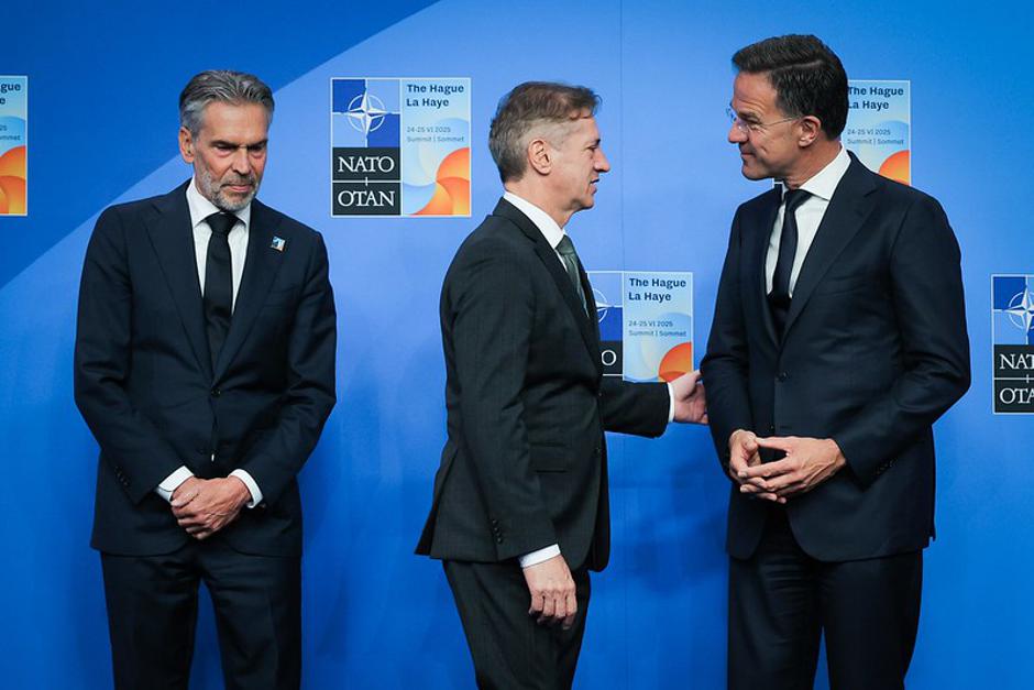 Robert Golob na vrhu Nata, Mark Rutte | Avtor: Flickr/Vlada RS