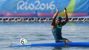 Queiroz dos Santos kajak na mirnih vodah Rio 2016