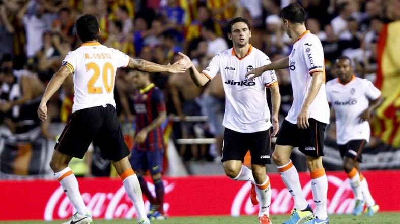  Postiga Valencia Barcelona Liga BBVA Španija liga prvenstvo