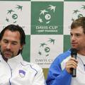 Trupej Kavčič Poljska Slovenija Vroclav novinarska konferenca Davisov pokal