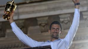 Novak Đoković sprejem Beograd