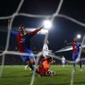 Marouane Chamakh po zadetku na tekmi med Crystal Palace in West hamom