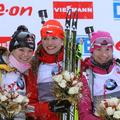 Soukalova Gössner Skardino Pokljuka biatlon svetovni pokal sprint 7,5 km stopnič