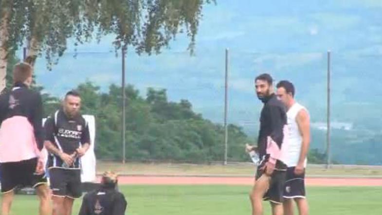 Josip Iličić na pripravah Palerma