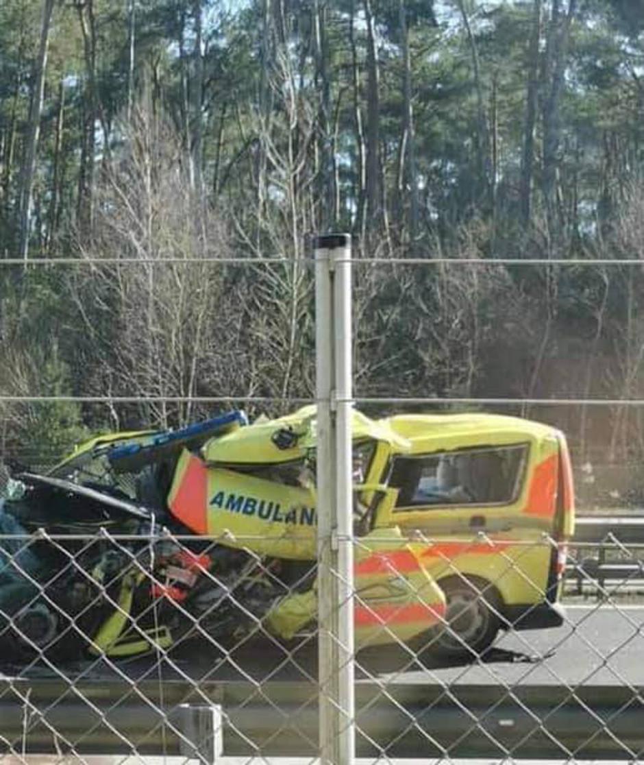 reševalno vozilo nesreča | Avtor: 112 Ptuj Facebook