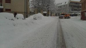 Sneg v Kočevju
