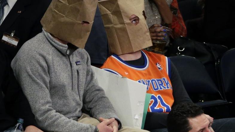 New York Knicks Houston Rockets papirnate vreče