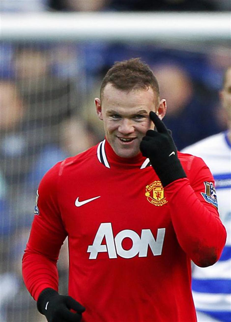 Rooney Manchester United QPR Queens Park Rangers Premier League Anglija angleška | Avtor: EPA