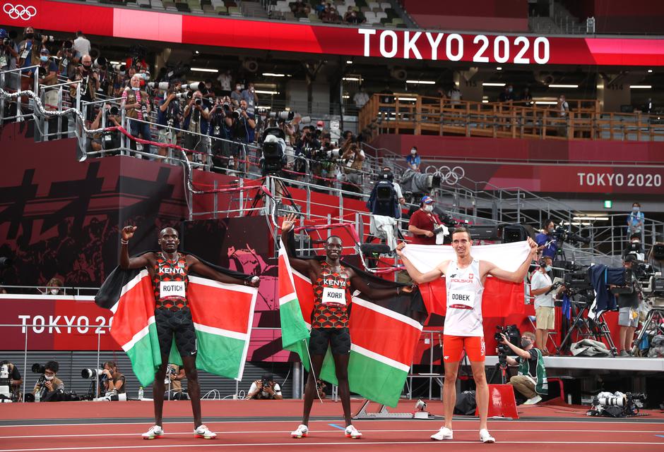 Ferguson Rotich Emmanuel Korir Patryk Dobek 800 m Tokio 2020 | Avtor: Epa