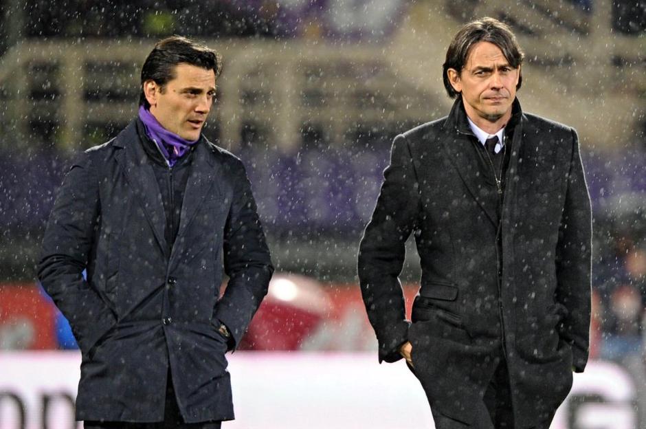 fiorentina ac milan vincenzo montella filippo inzaghi | Avtor: EPA