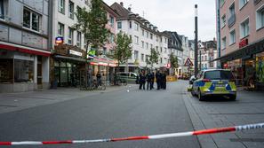 ulica v kraju Giessen, kjer je prišlo do streljanja