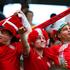 navijači lasulja klobuk Danska Portugalska Lviv Euro 2012