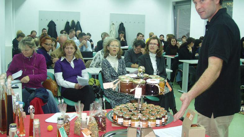 Na predstavitvi kulinaričnih posebnosti in spominkov Istre. Foto: Janez Mužič
