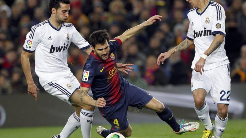 (Barcelona - Real Madrid) Fábregas Fabregas Arbeloa Di Maria