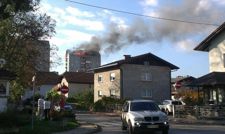 požar stolpnica Domžale | Avtor: Žurnal24 main