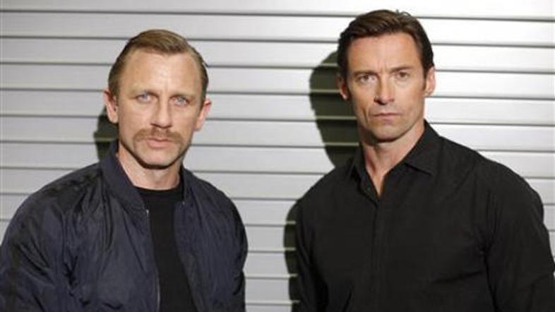 Daniel Craig in Hugh Jackman sta med incidentom ostala zvesta svojima likoma iz 