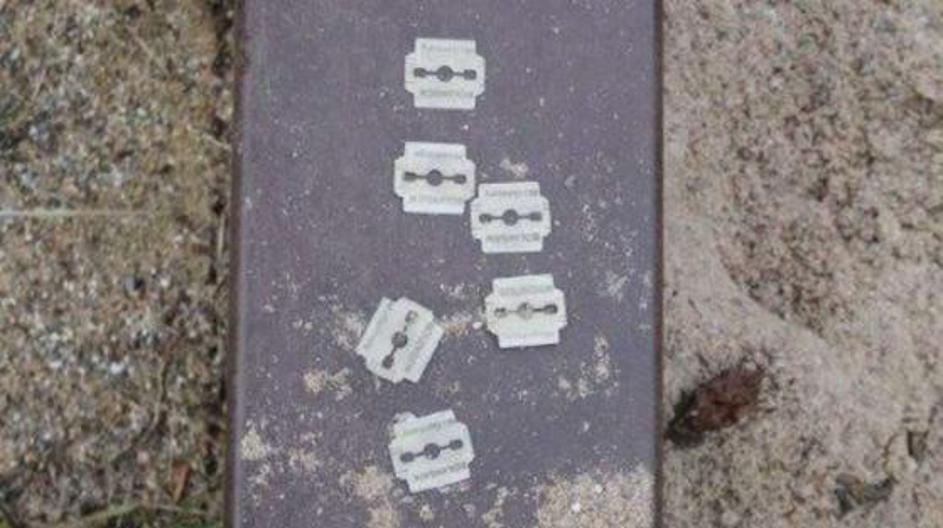 Britvica v peskovniku