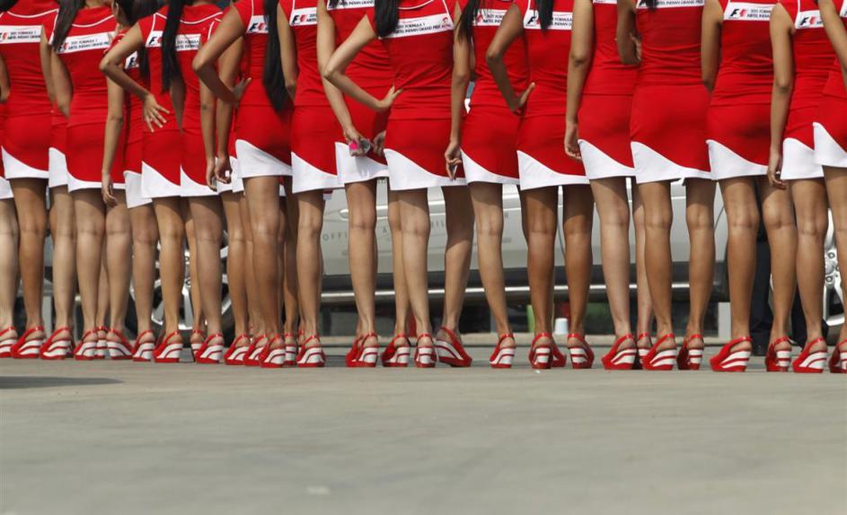 grid girls vn indije