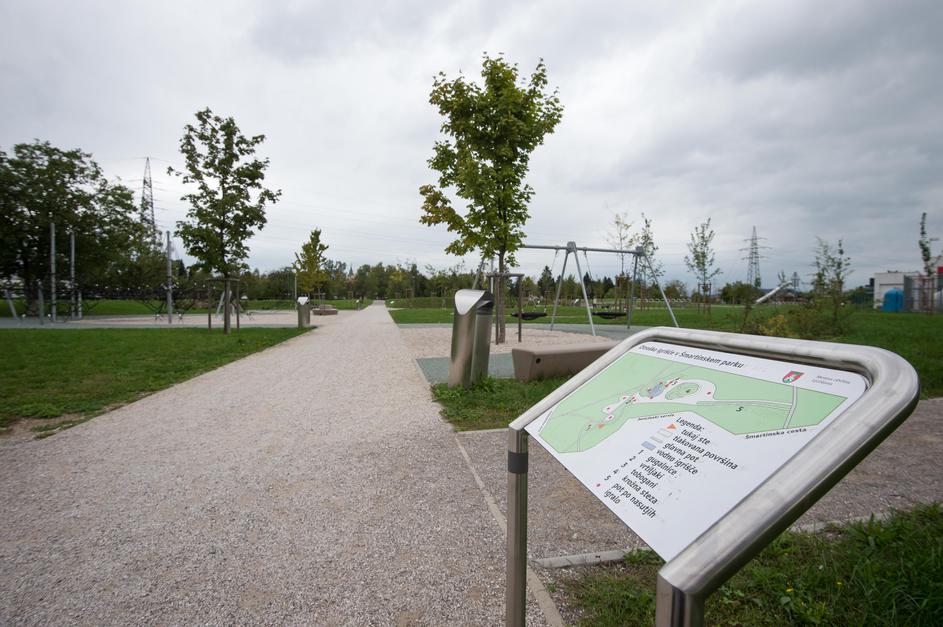 Otroško igrišče Šmartinski park.