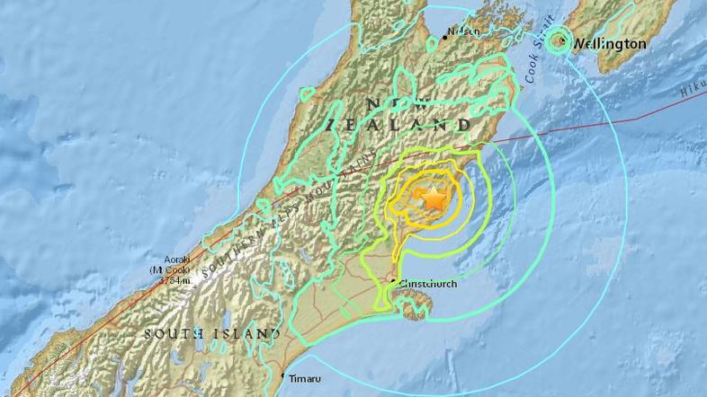 Potres Nova Zelandija