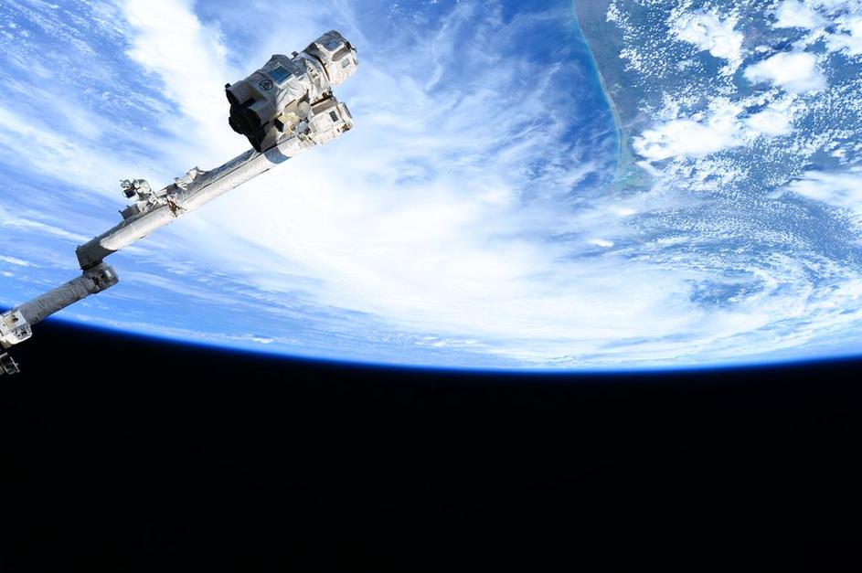 Pogled z mednarodne vesoljske postaje