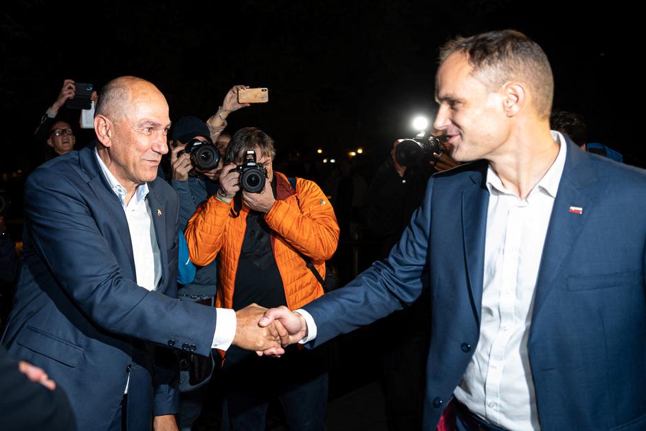 Janez Janša in Anže Logar | Avtor: Profimedia
