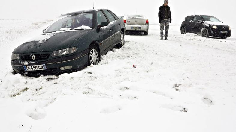 Sneg  sever Francije 