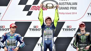 Rossi Lorenzo Smith motoGP VN Avstralije