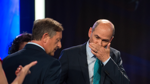 Karl Erjavec in Janez Janša