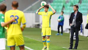 Sport 23.10.2013 pokal Slovenije, cetrtfinale, 1. tekme, Olimpija - Domzale, Are