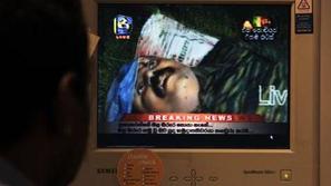 Na nacionalni televiziji so prikazali truplo Prabhakarana.