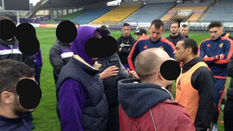 navijači maribor trening